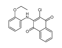 2-chloro-3-(2-ethoxyanilino)naphthalene-1,4-dione Structure