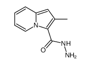 2-methyl-indolizine-3-carboxylic acid hydrazide结构式