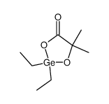 dimethyl-4,4 diethyl-2,2 germa-2 oxo-5 dioxa-1,3 olane Structure