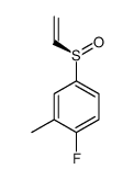 4-[(R)-ethenylsulfinyl]-1-fluoro-2-methylbenzene结构式