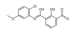 N-(2-chloro-5-methoxyphenyl)-2-hydroxy-3-nitrobenzamide Structure