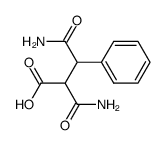 2,3-dicarbamoyl-3-phenyl-propionic acid结构式