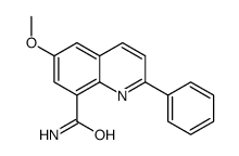 6-methoxy-2-phenylquinoline-8-carboxamide Structure