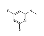 4-Pyrimidinamine,2,6-difluoro-N,N-dimethyl-(9CI) Structure