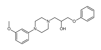 α-(Phenoxymethyl)-4-(3-methoxyphenyl)-1-piperazineethanol结构式