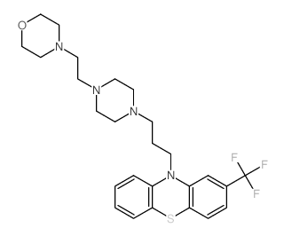 10H-Phenothiazine, 10-[3-[4-[2-(4-morpholinyl)ethyl]-1-piperazinyl]propyl]-, trihydrochloride picture