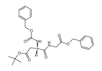 Z-Asp(OBut)-Gly-OBzl Structure