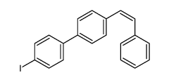 1-iodo-4-[4-(2-phenylethenyl)phenyl]benzene结构式