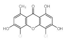 DICHLORONORLICHEXANTHONE结构式