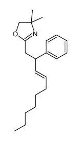 4,4-dimethyl-2-(2-phenyldec-3-enyl)-5H-1,3-oxazole结构式