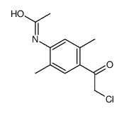 N-[4-(2-chloroacetyl)-2,5-dimethylphenyl]acetamide结构式