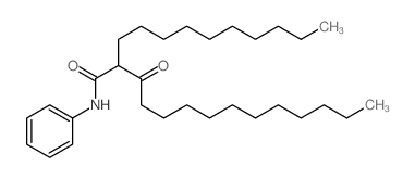 Tetradecanamide,2-decyl-3-oxo-N-phenyl-结构式