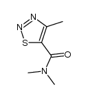 4-methyl-[1,2,3]thiadiazole-5-carboxylic acid dimethylamide Structure