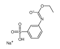 3-[(Ethoxycarbonyl)amino]benzenesulfonic acid sodium salt结构式