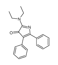 2-(diethylamino)-4,5-diphenylpyrrol-3-one结构式