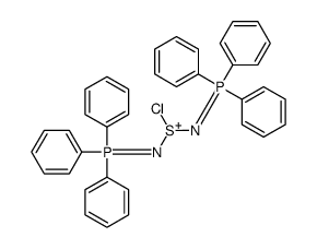 chloro-bis[(triphenyl-λ5-phosphanylidene)amino]sulfanium结构式
