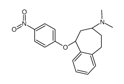 (5R,7R)-N,N-dimethyl-5-(4-nitrophenoxy)-6,7,8,9-tetrahydro-5H-benzo[7]annulen-7-amine结构式
