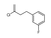 2-CHLORO-4-(3-FLUOROPHENYL)-1-BUTENE Structure