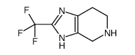 2-(trifluoromethyl)-4,5,6,7-tetrahydro-1H-imidazo[4,5-c]pyridine structure