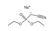 sodium salt of diethyl cyanomethylphosphonate结构式