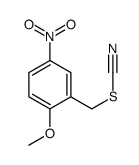 (2-methoxy-5-nitrophenyl)methyl thiocyanate Structure