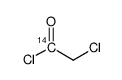 chloroacetyl chloride, [1-14c]结构式