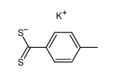 potassium 4-methylbenzodithioate Structure