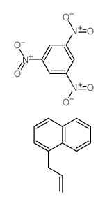1-prop-2-enylnaphthalene; 1,3,5-trinitrobenzene结构式