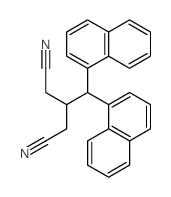3-(dinaphthalen-1-ylmethyl)pentanedinitrile Structure