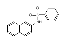 Benzenesulfonamide,N-2-naphthalenyl-结构式