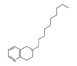 6-decyl-7,8-dihydro-5H-1,6-naphthyridine Structure
