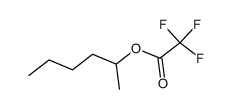 hexan-2-yl 2,2,2-trifluoroacetate Structure