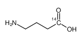 gaba carboxy-14c Structure