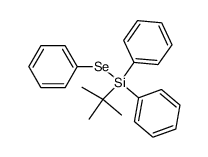 tert-butyldiphenyl(phenylselanyl)silane Structure