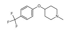 4-(4-trifluoromethyl)phenoxy-N-methyl-piperidine Structure