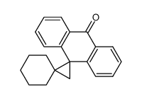 dispiro[anthrone-10,1'-cyclopropane-2',1''-cyclohexane]结构式