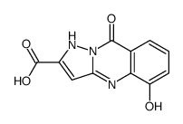 Pyrazolo[5,1-b]quinazoline-2-carboxylic acid,4,9-dihydro-5-hydroxy-9-oxo-结构式