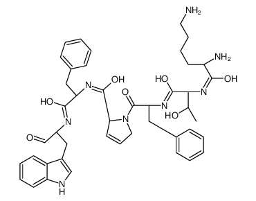 cyclo(Trp-Lys-Thr-Phe-Pro-Phe)acetate结构式