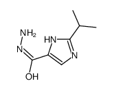 1H-Imidazole-4-carboxylicacid,2-(1-methylethyl)-,hydrazide(9CI) Structure