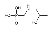 (2-hydroxypropylamino)methylphosphonic acid Structure