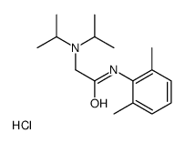 [2-(2,6-dimethylanilino)-2-oxoethyl]-di(propan-2-yl)azanium,chloride结构式