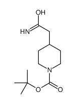 tert-butyl 4-(2-amino-2-oxoethyl)piperidine-1-carboxylate Structure