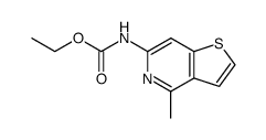 ethyl (4-methylthieno[3,2-c]pyridin-6-yl)carbamate Structure