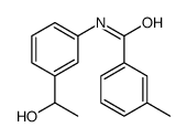 Benzamide, N-[3-(1-hydroxyethyl)phenyl]-3-methyl- (9CI) Structure