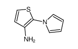 2-pyrrol-1-ylthiophen-3-amine结构式