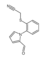 1-(2-cianometiltiofenil)pirrolo-2-carbaldeide Structure