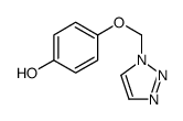 4-(triazol-1-ylmethoxy)phenol结构式