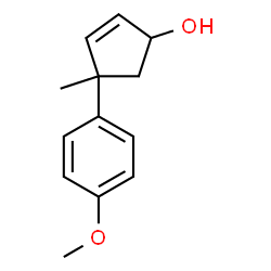 2-Cyclopenten-1-ol,4-(4-methoxyphenyl)-4-methyl-(9CI)结构式