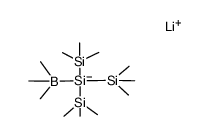 lithium trimethyl tris(trimethylsilyl)silyl borate Structure