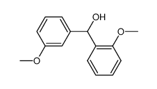 (2-methoxyphenyl)(3-methoxyphenyl)methanol Structure
